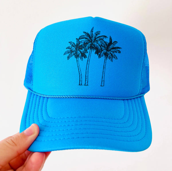Palm Trees: White