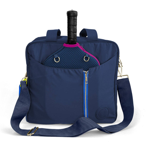 Pickleball Bag – 3-in-1 Tote, Crossbody, Backpack sport gift: Black