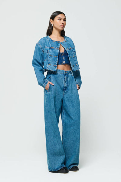 Raven Pleated Wide Leg - Everglades: 27