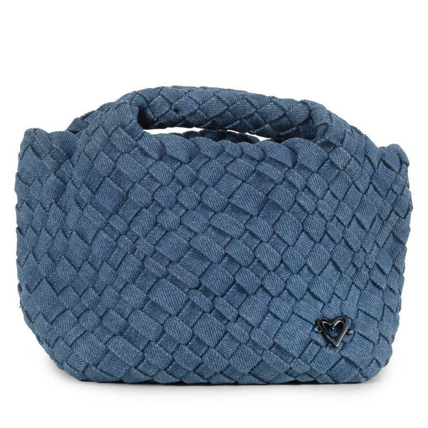 NEW Tiny Mini Woven Tote - Denim Jeans