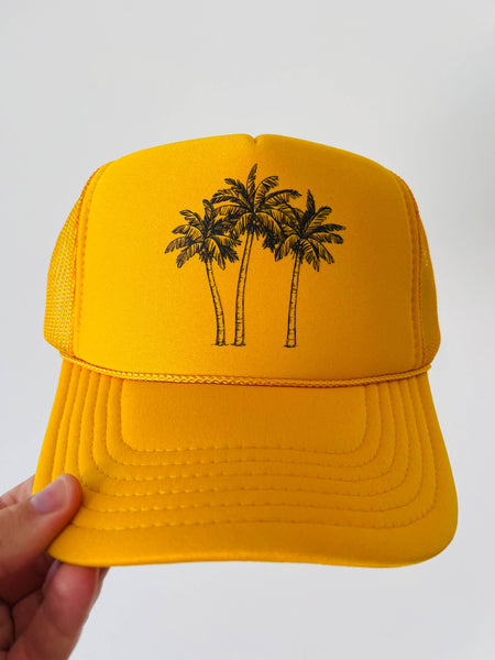 Palm Trees: White