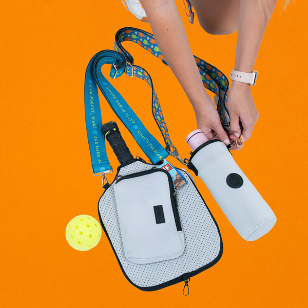 Pickleball designed bag shoulder strap- 4 designs: Pickleball Love