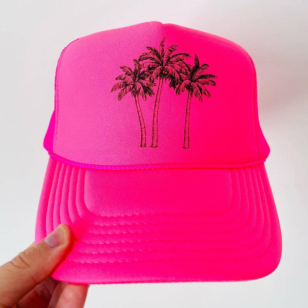 Palm Trees: White