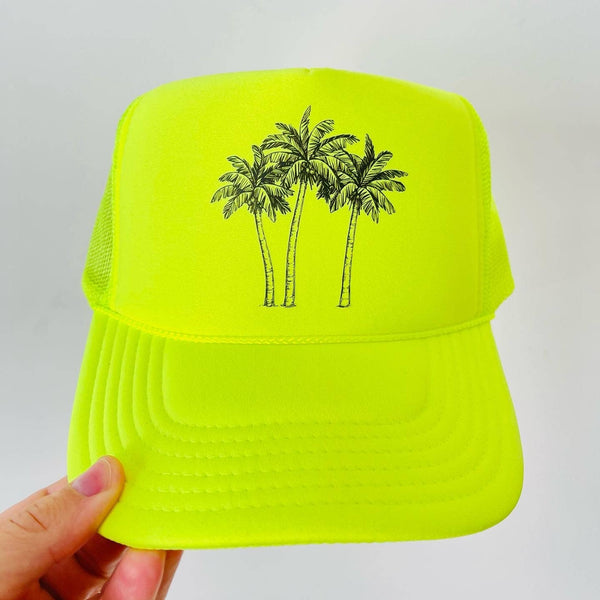 Palm Trees: White