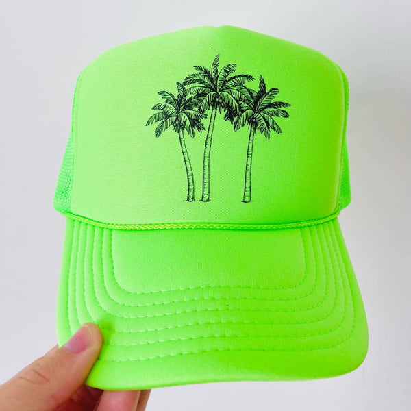 Palm Trees: White