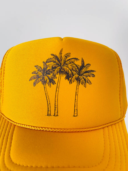 Palm Trees: White