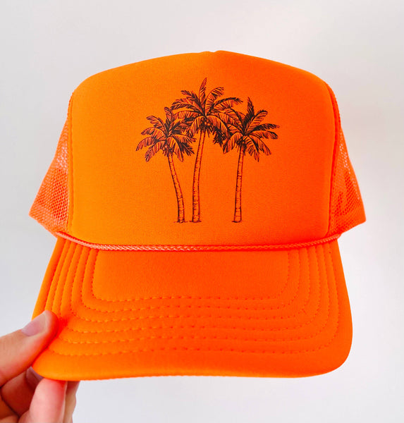 Palm Trees: White