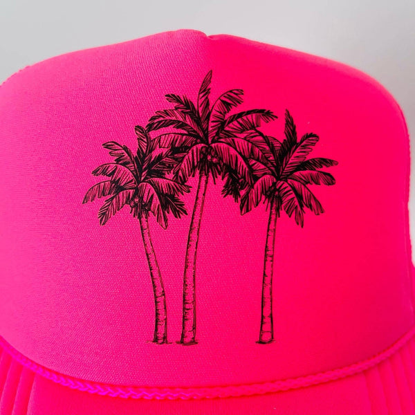 Palm Trees: White