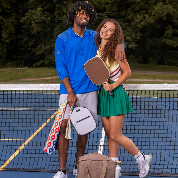Pickleball Paddle Cover w/ Shoulder Strap, storage & clip