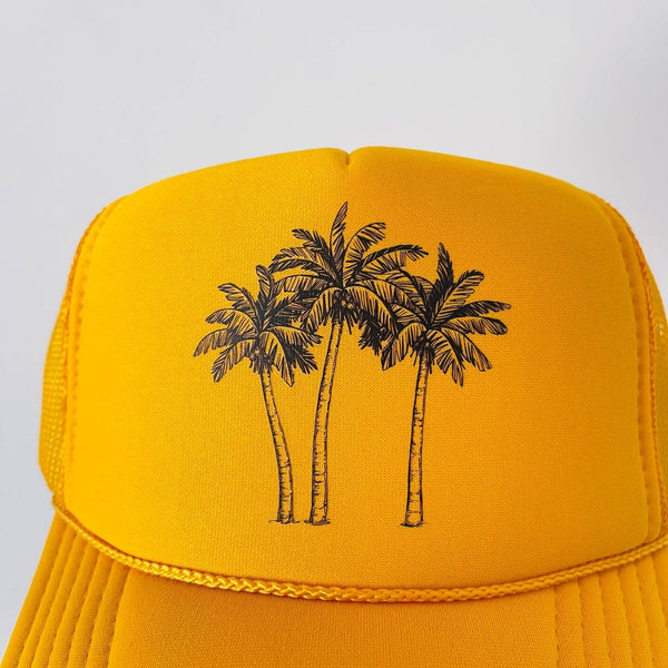 Palm Trees: White