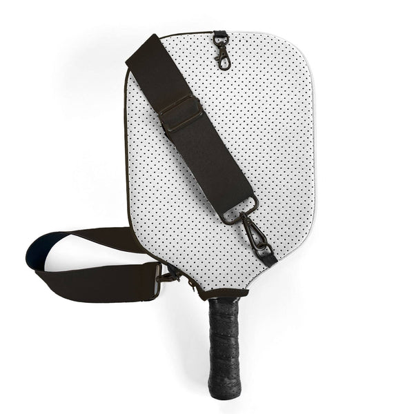 Pickleball Paddle Cover w/ Shoulder Strap, storage & clip