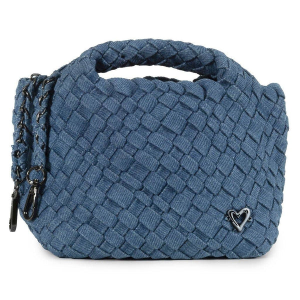 NEW Tiny Mini Woven Tote - Denim Jeans