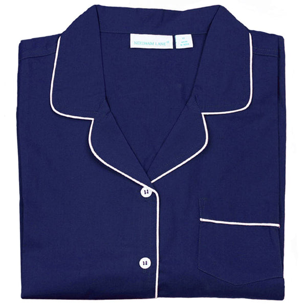 Cooper Navy Long Sleeve Pajamas: XS