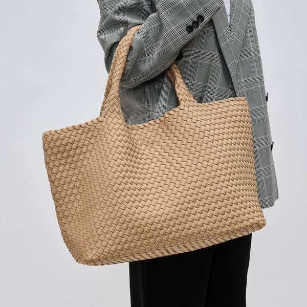 Sky's The Limit - Large Woven Neoprene Tote: Kelly Green