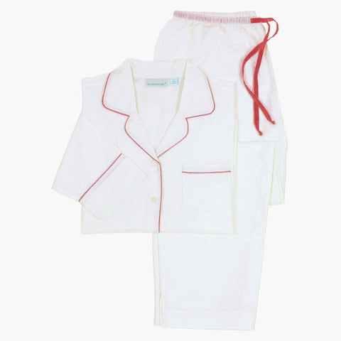Logan Red Long Sleeve Pajamas: L