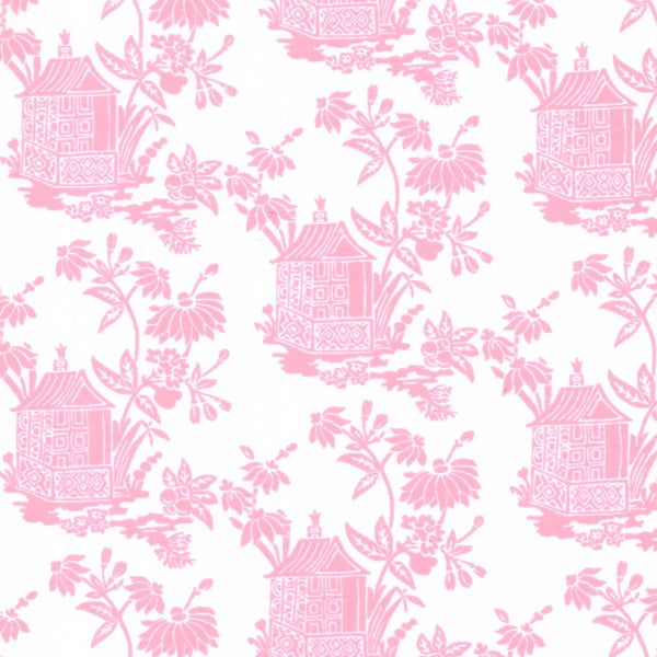 Pagoda Pink Long Sleeve Pajamas: XS