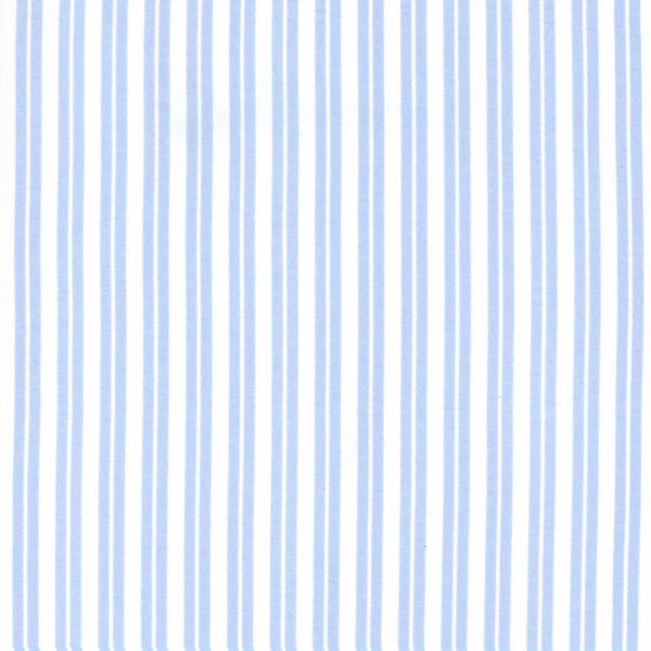 Kensington Stripe-Blue Long Sleeve Pajamas: S