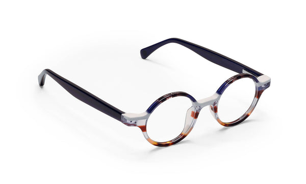 Wisecracker: 2.25 / 19 - Tortoise Stripe Front with Tortoise Temples