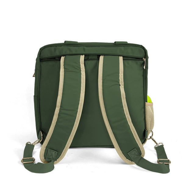 Pickleball Bag – 3-in-1 Tote, Crossbody, Backpack sport gift: Black
