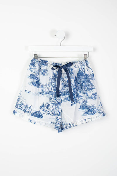 Colette Toile PJ Shorts: Red / S/M