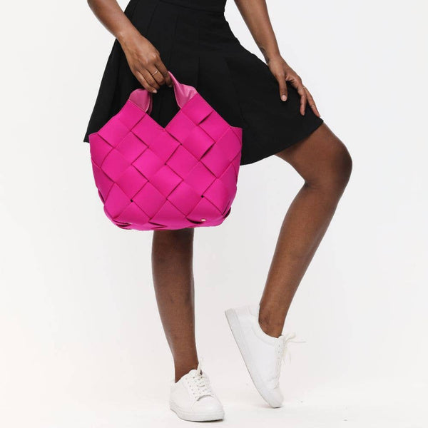 Resilience - Woven Neoprene Tote: Black