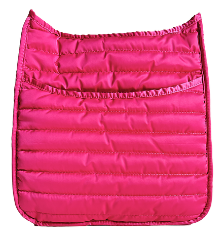 Everly Quilted Puffy Messenger-ASSORTED