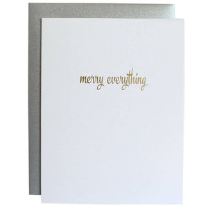 Merry Everything Gold Foil Card