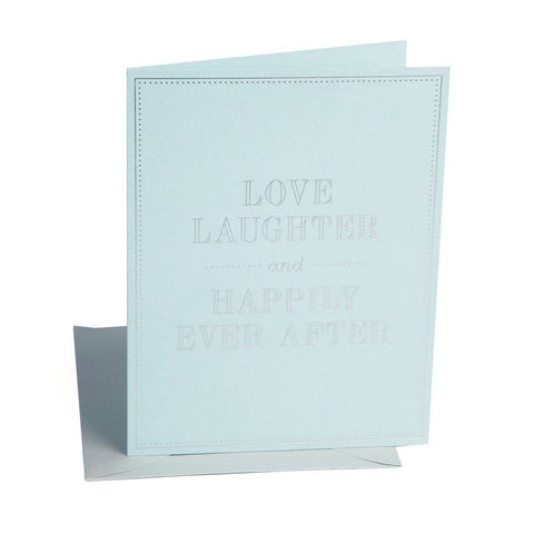 Happily Ever After Wedding Card