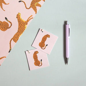 Hot Leopard Gift Tags - 4 Pack