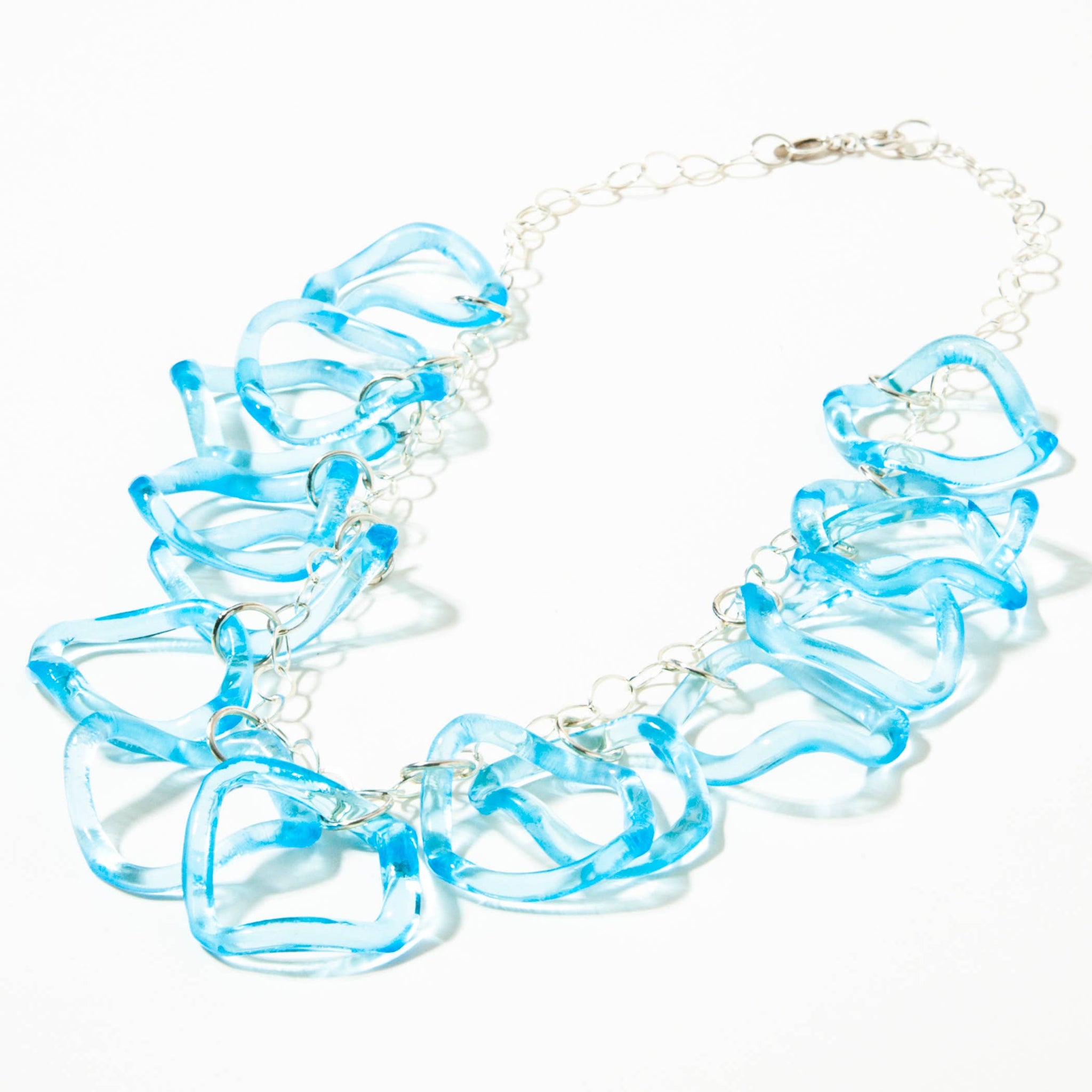 RUFFLE GIN LARGE NECKLACE Sterling Silver