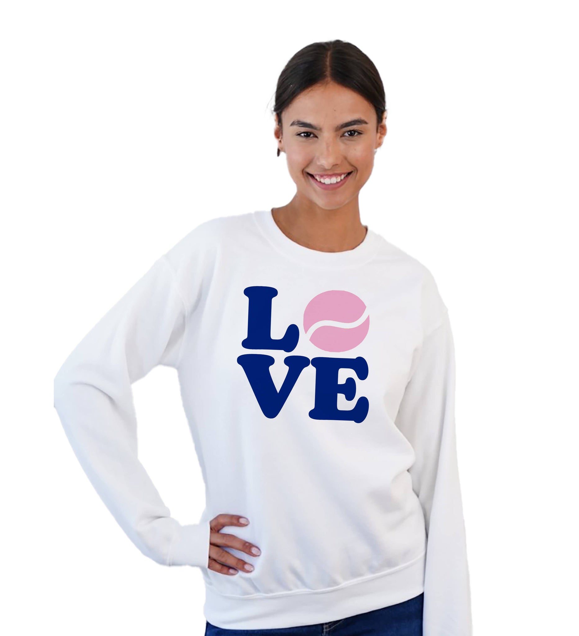 Crewneck Sweatshirt - LOVE (Navy)