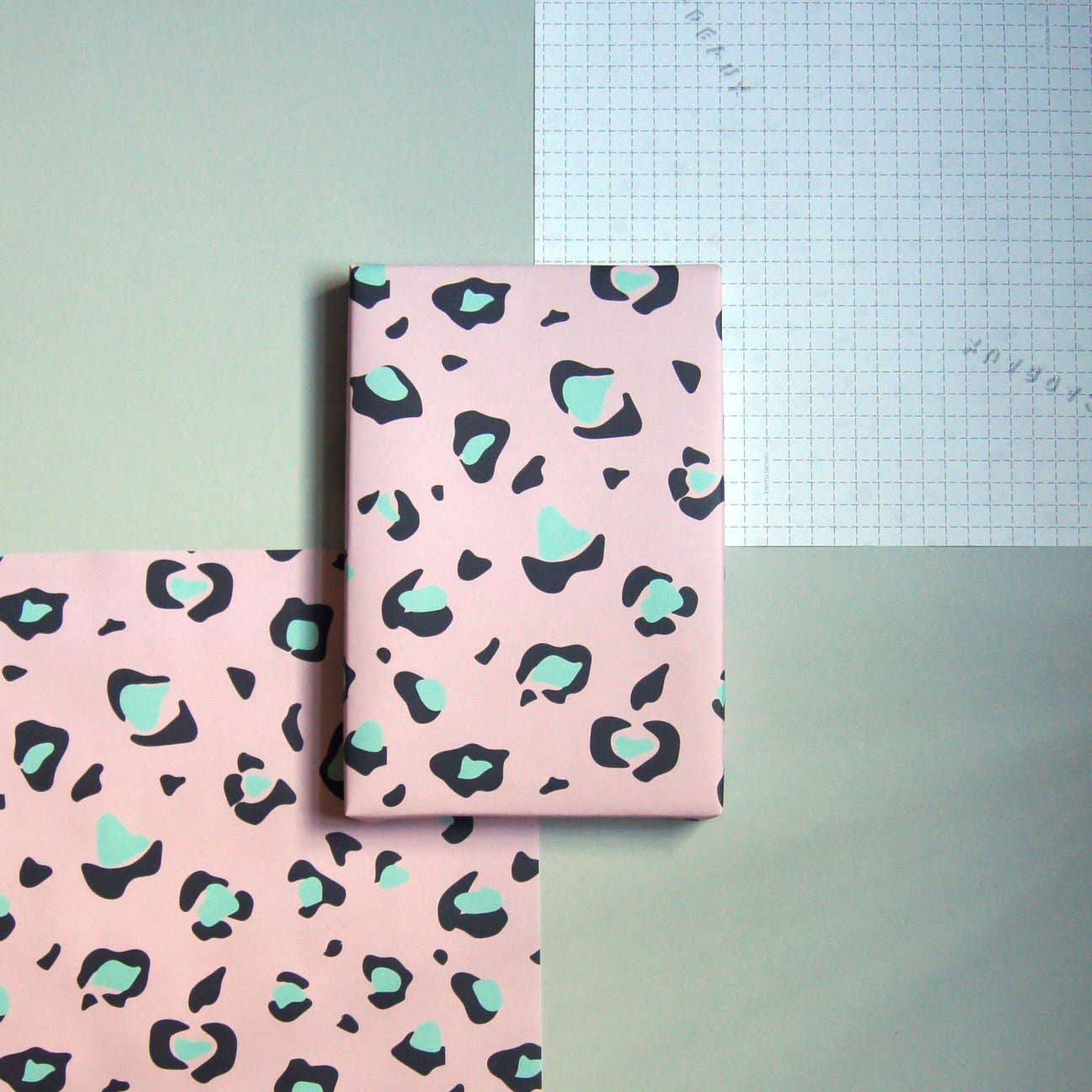 Blush Leopard Recyclable Wrapping Paper
