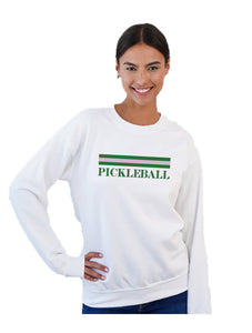 Crewneck Sweatshirt - Pickleball Stripe
