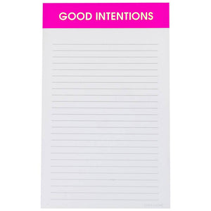 Good Intentions Notepad