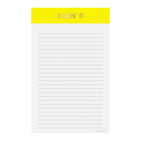 Killin' It Notepad