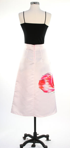 Rinascimento Painted Floral Long Skirt