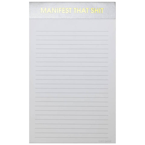 Manifest That Shit Notepad