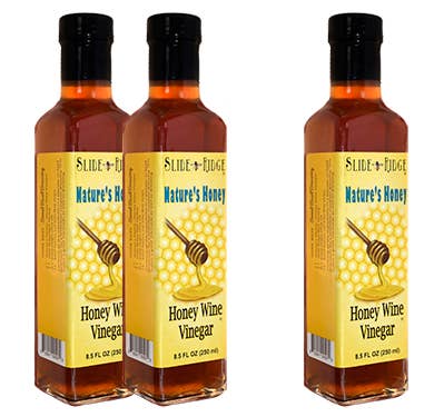 Natures Honey - Honey Wine Vinegar 12/pk: 8.5 oz Bottle